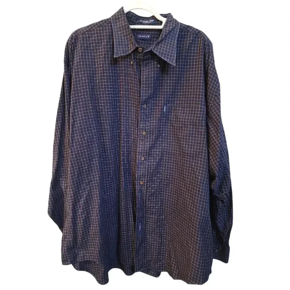 Men's Gant Cambridge Twill Long Sleeved Button Up Shirt XXL